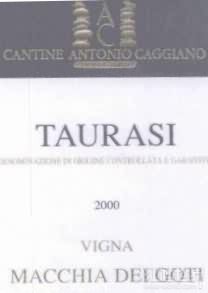 Vigna Macchia dei Goti Taurasi