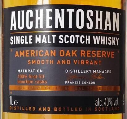 Oak Reserve Single Malt Scotch Whisky