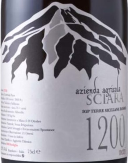 Sciara 1200 Metri Terre Siciliane Rosso IGT