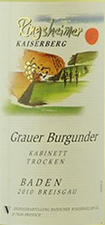 Grauner Burgunder Weibwein HalbTrocken