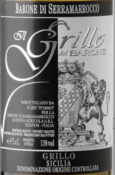 Serramarrocco Grillo del Barone Sicilia IGT