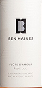 Wine Flute D Amour Rose