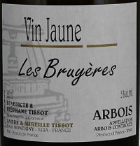 Stephane Tissot Arbois Vin Jaune Les Bruyeres