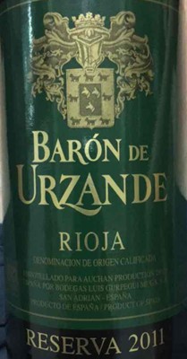 Gurpegui Muga Baron de Urzande Crianza
