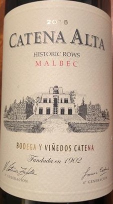 Malbec Historic Rows