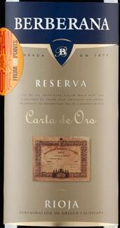 Carta de Oro Reserva