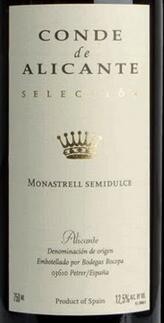 Conde De Alicante Seleccion Monastrell Semidulce