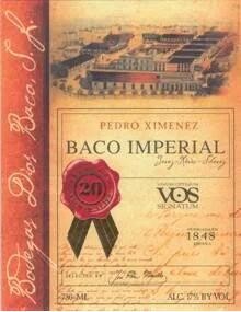 Baco Imperial VOS Pedro Ximenez