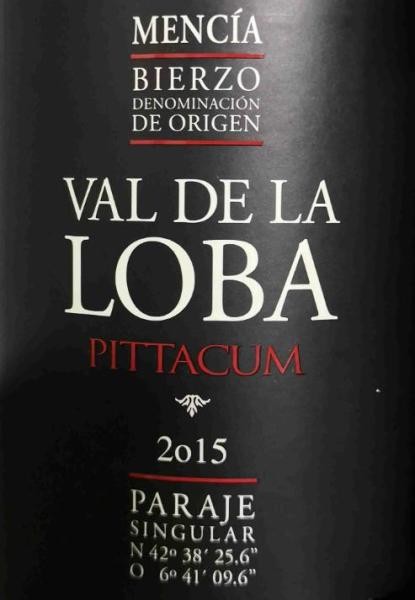 Val de la Loba Vino de Paraje Mencia