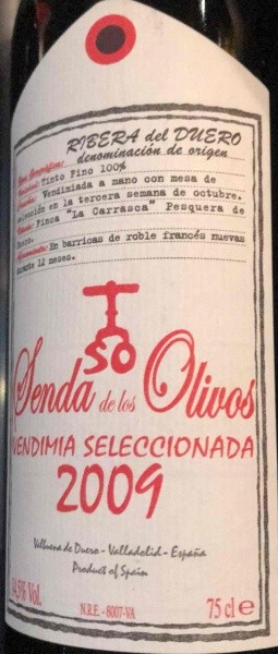 Senda de los Olivos Vendimia Seleccionada
