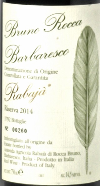 Barbaresco Riserva Rabaja