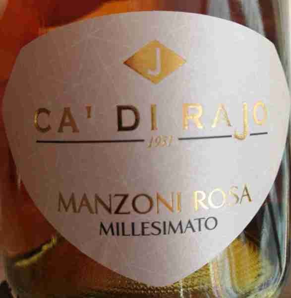 Rajo Manzoni Rosa Spumante Millesimato Extra Dry