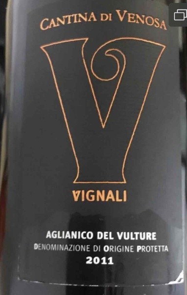 Venosa Vignali Aglianico del Vulture DOP