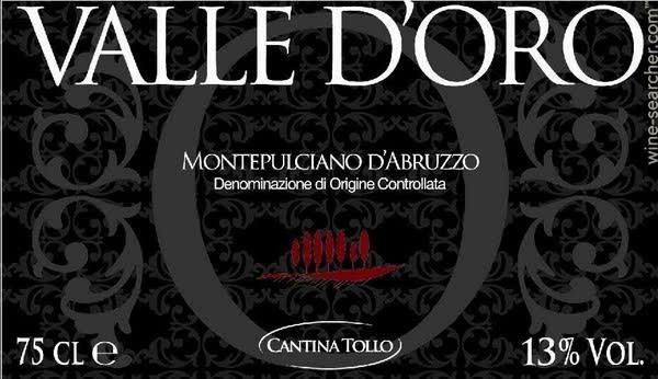 'Valle d'Oro' Montepulciano d'Abruzzo Bio