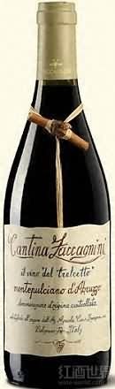 il vino dal tralcetto Montepulciano d'Abruzzo