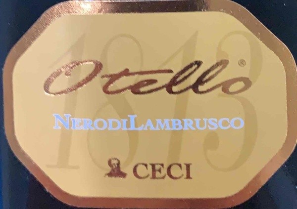 Otello Nero di Lambrusco 1813 Rosso Frizzante