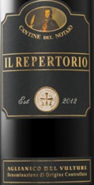 Notaio Il Repertorio Aglianico del Vulture DOC