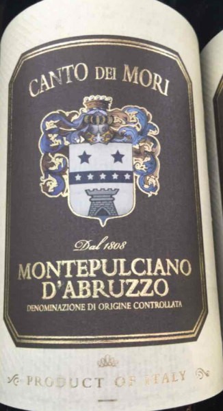 Mori Montepulciano d'Abruzzo