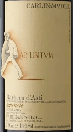 Paolo Ad Libitvm Barbera d'Asti Superiore DOCG