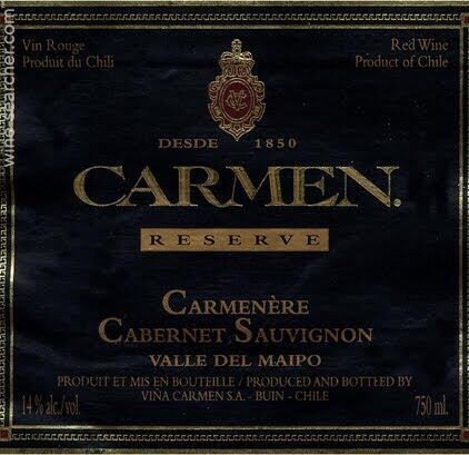 Carmenere - Cabernet Sauvignon