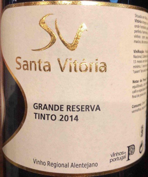 Santa Vitoria Grande ReservaVinho