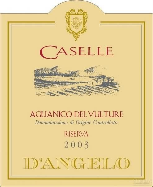 D' Angelo Vigna Caselle Aglianico del Vulture Riserva