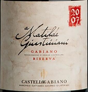 Gabiano Matilda Giustiani Riserva