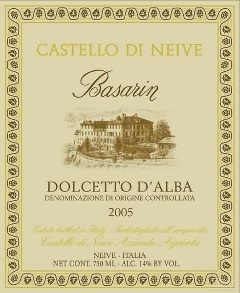 Neive Basarin Dolcetto d'Alba DOC