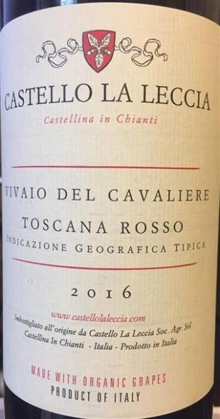 Leccia Vivaio del Cavaliere Toscana Rosso IGT