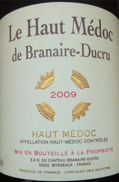 Ducru Le Haut-Medoc de Brainaire Ducru
