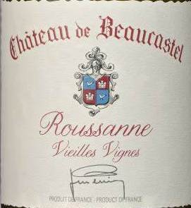 Beaucastel Roussanne Vieilles Vignes