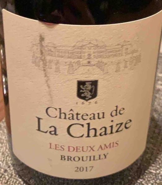 la Chaize Brouilly Les Deux Amis