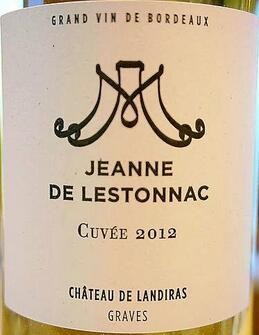 Landiras Cuvee Jeanne de Lestonnac Blanc