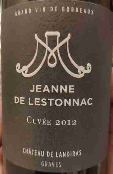 Landiras Cuvee Jeanne de Lestonnac